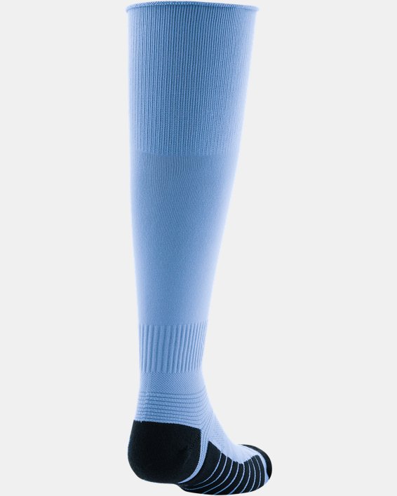 Kids' UA Soccer Over-The-Calf Socks, Blue, pdpMainDesktop image number 3